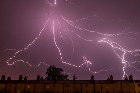 Lightning people trees