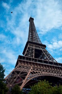 Eiffel tower europe bridge photo