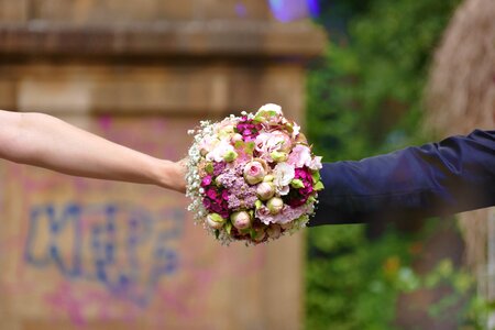 Bride bouquet marry