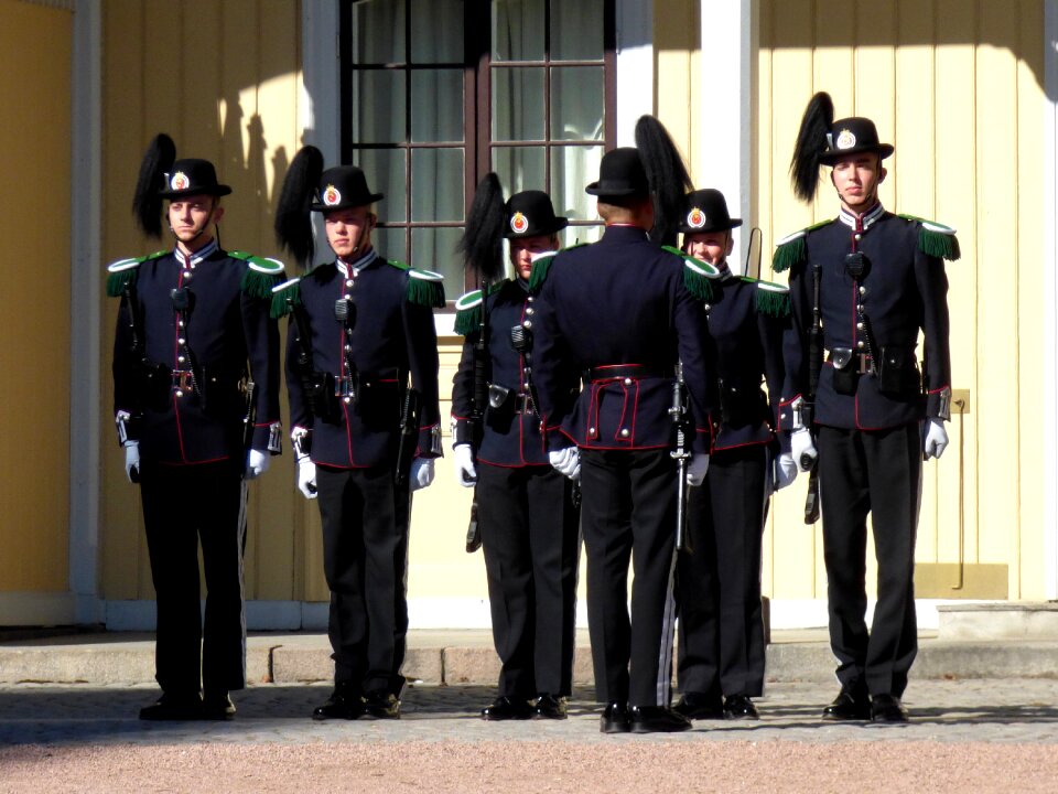 Military uniform ceremony