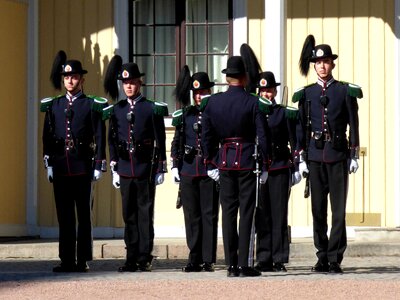 Military uniform ceremony
