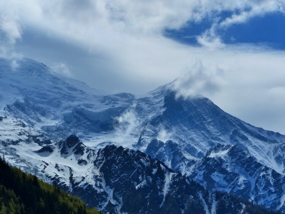 Snow hautes alpes snowy landscape photo