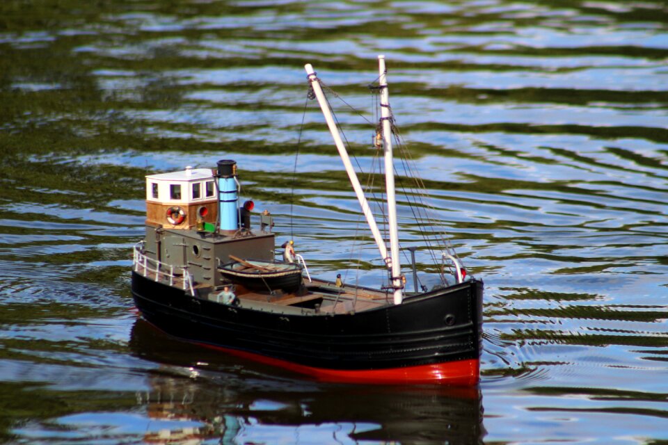 Model sailing lake