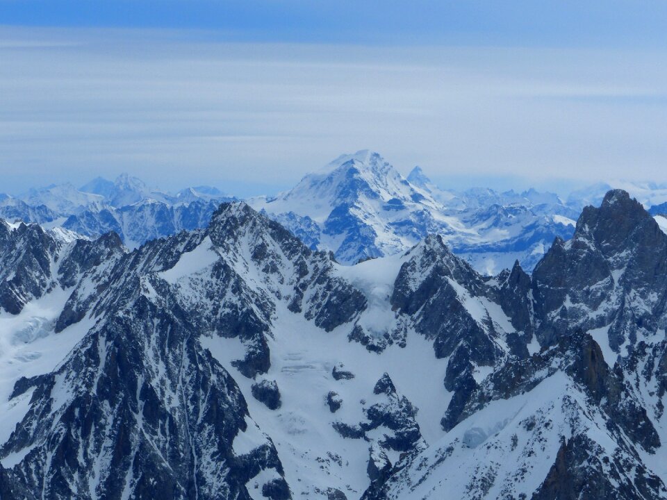Aiguille du midi hautes alpes nature