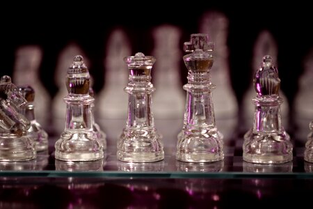 Strategy chess piece play