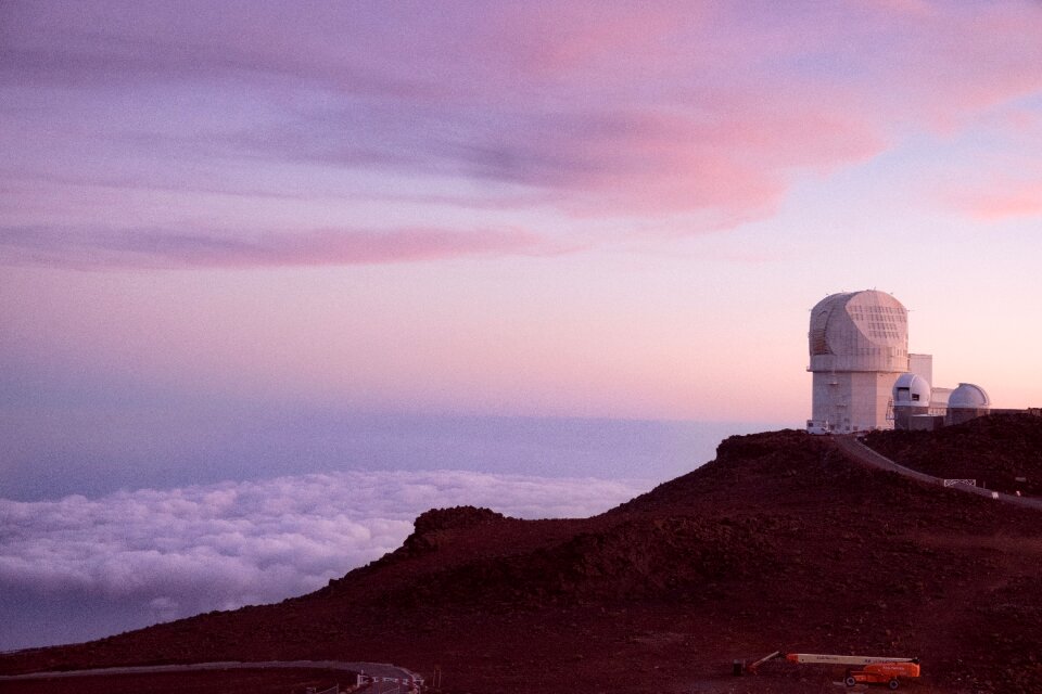 Sky peak landscape