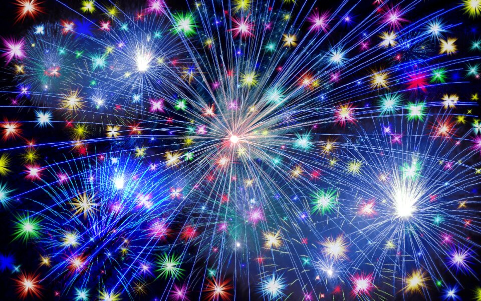 New year's eve sylvester turn of the year