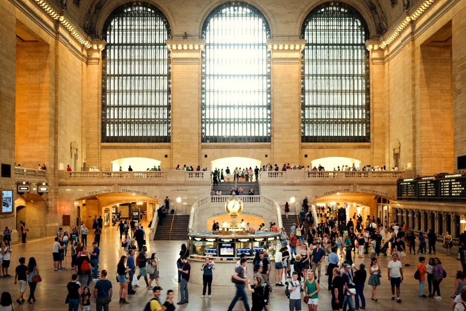 Grand central station people crowd photo