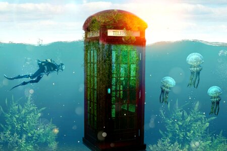 Travel ocean jellyfish