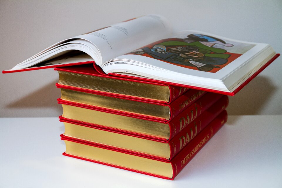 Book pages study learn