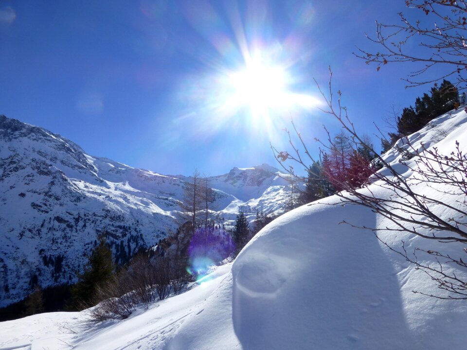 Winter mountains wintry