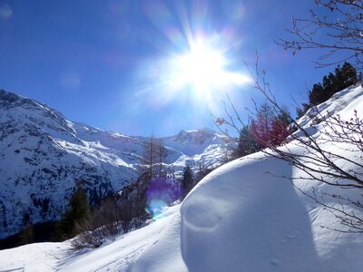 Winter mountains wintry photo