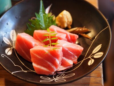 Tuna cuisine japanese photo