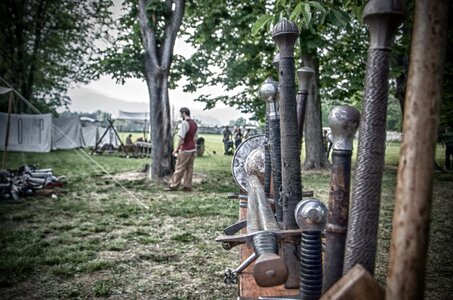 The nineteenth century event swordsmen