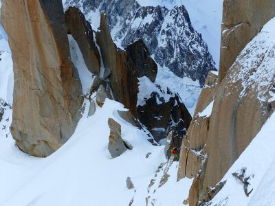 Snow alps climb photo