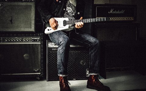 Guitar concert boots