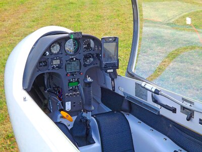 Plane pulpit control stick dashboards photo