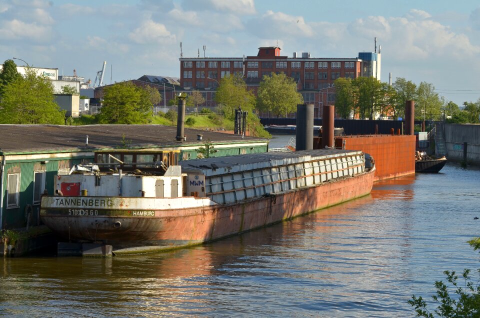 Hanseatic city port of hamburg ship