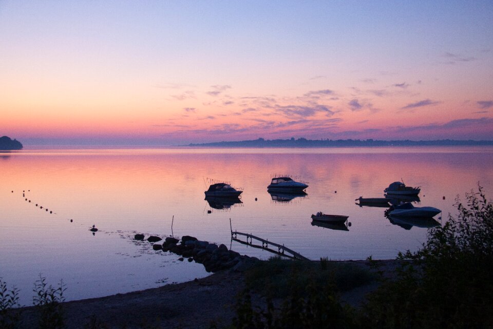 Sunrise coastline both