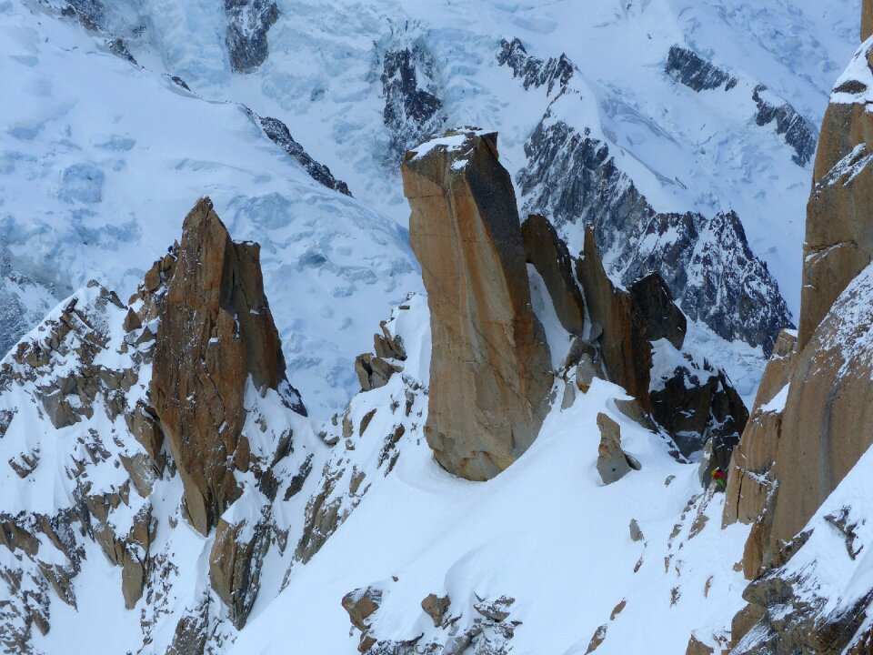 Snow climbing hautes alpes photo