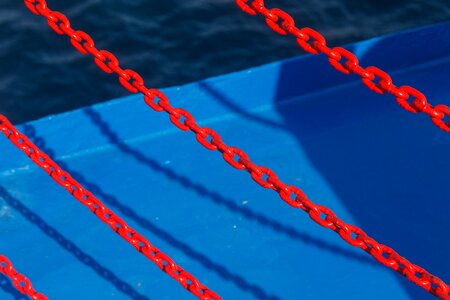 Boat navigation red