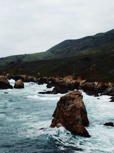 Water waves nature