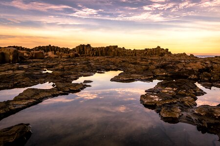 Water reflection sky