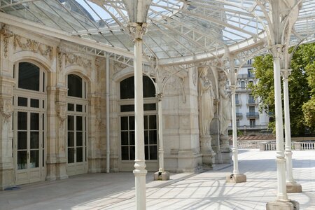 Architecture art-nouveau white