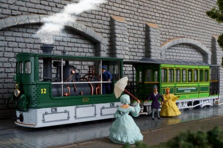 Steam railway bern model train photo