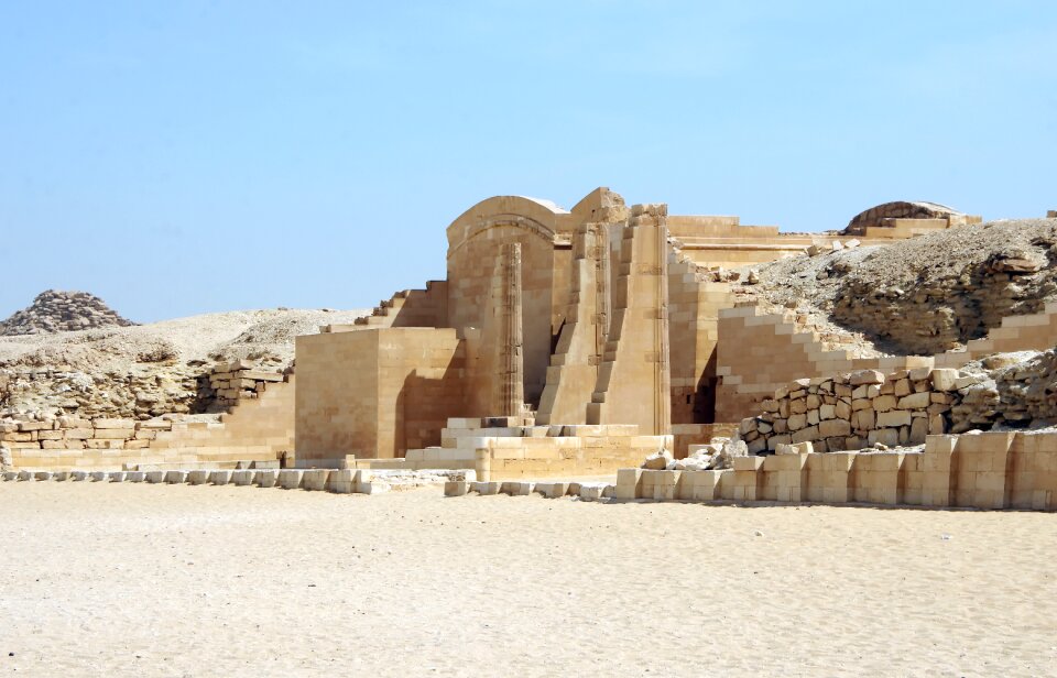 Pyramid of teti desert antique