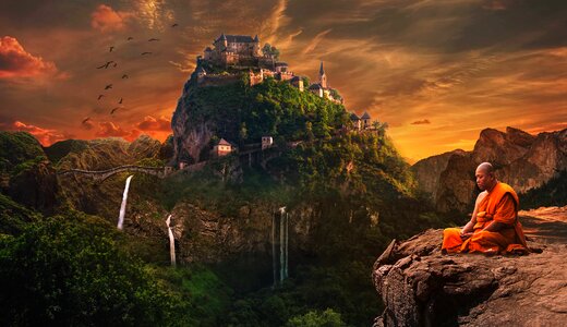 Dawn nature fantasy