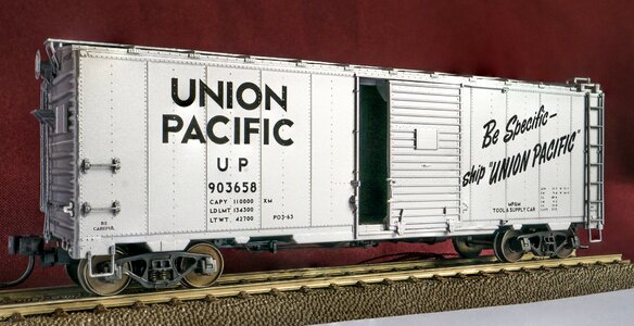 Usa railway goods wagons photo