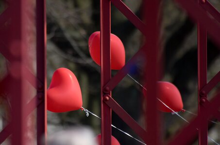 Heart shape red grid
