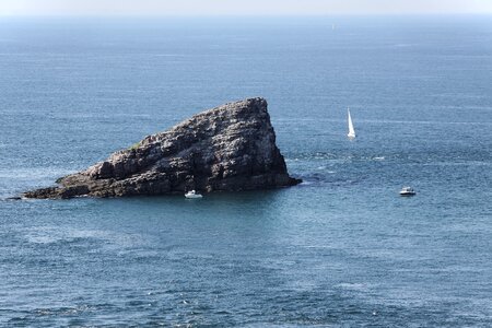 Sea rock view photo