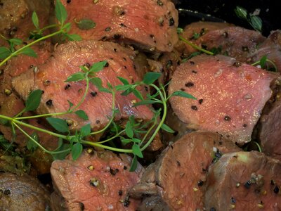 Fillet fried roasted