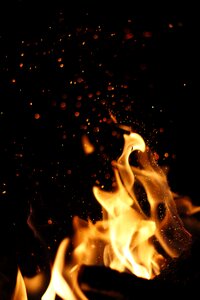 Flame bonfire blaze