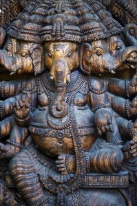Indonesia elephants the statue of