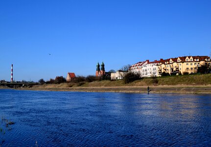 Poznan river the cathedral