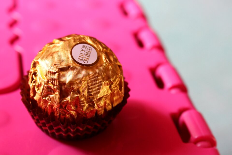 Ferrero rocher golden cup