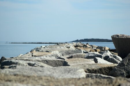 Bay sea water