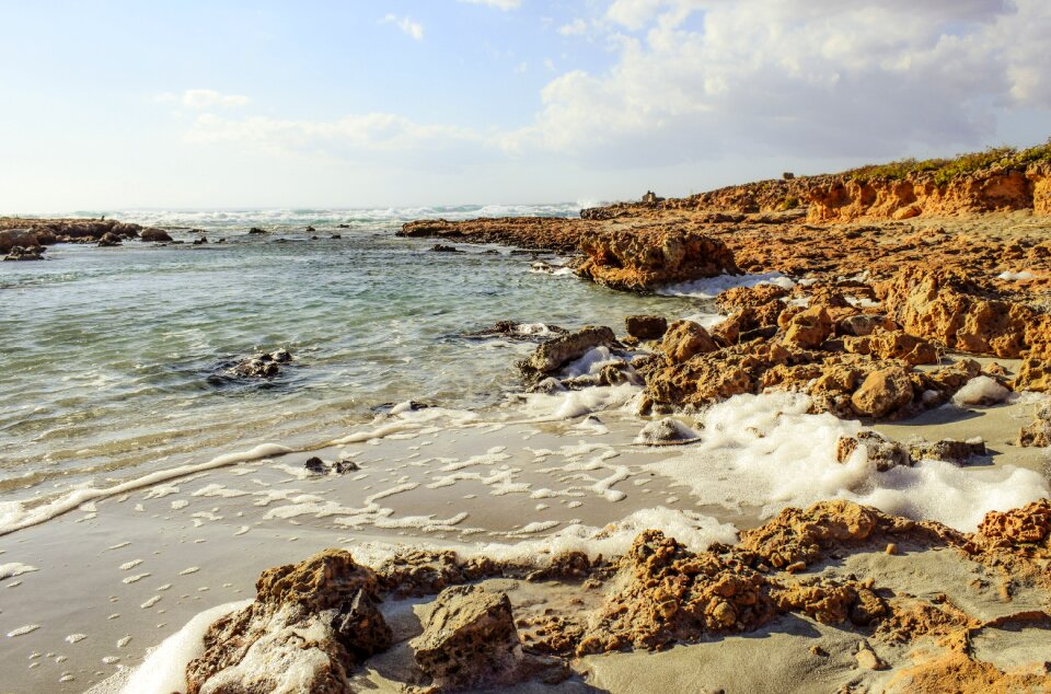 Nature landscape shore