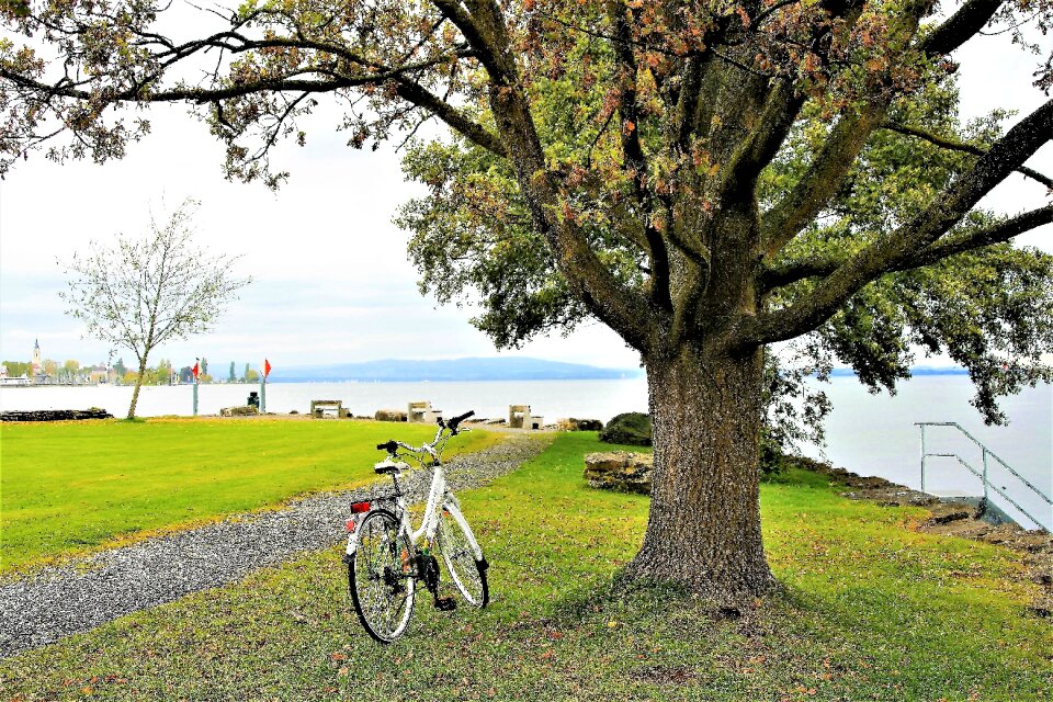Bike lake bodensee rain