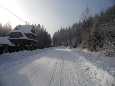 Poland mountains winter