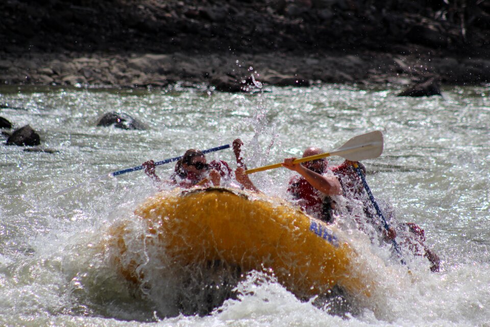 Canada whitewater rafting water