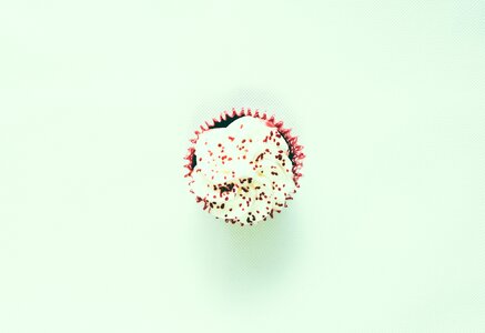 Presentation cupcake sprinkles