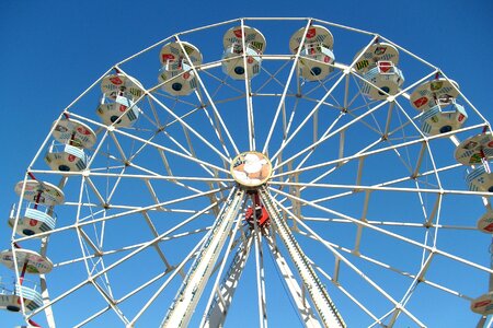Amusement park ferris wheel wheel photo
