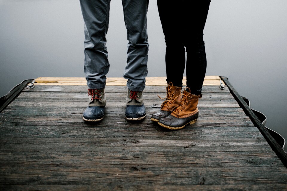 Wooden floor jeans