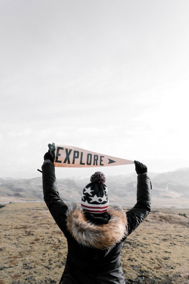 Explore landscape peak
