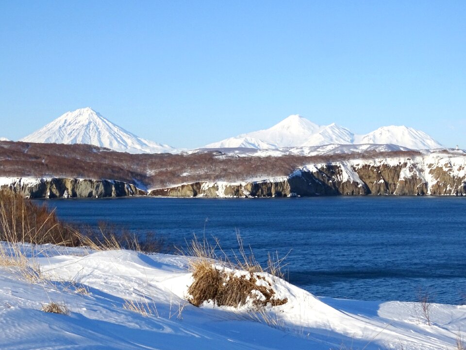 Winter kamchatka coast