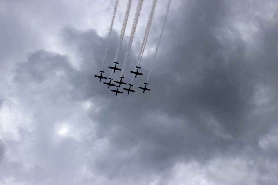 The military parade sky